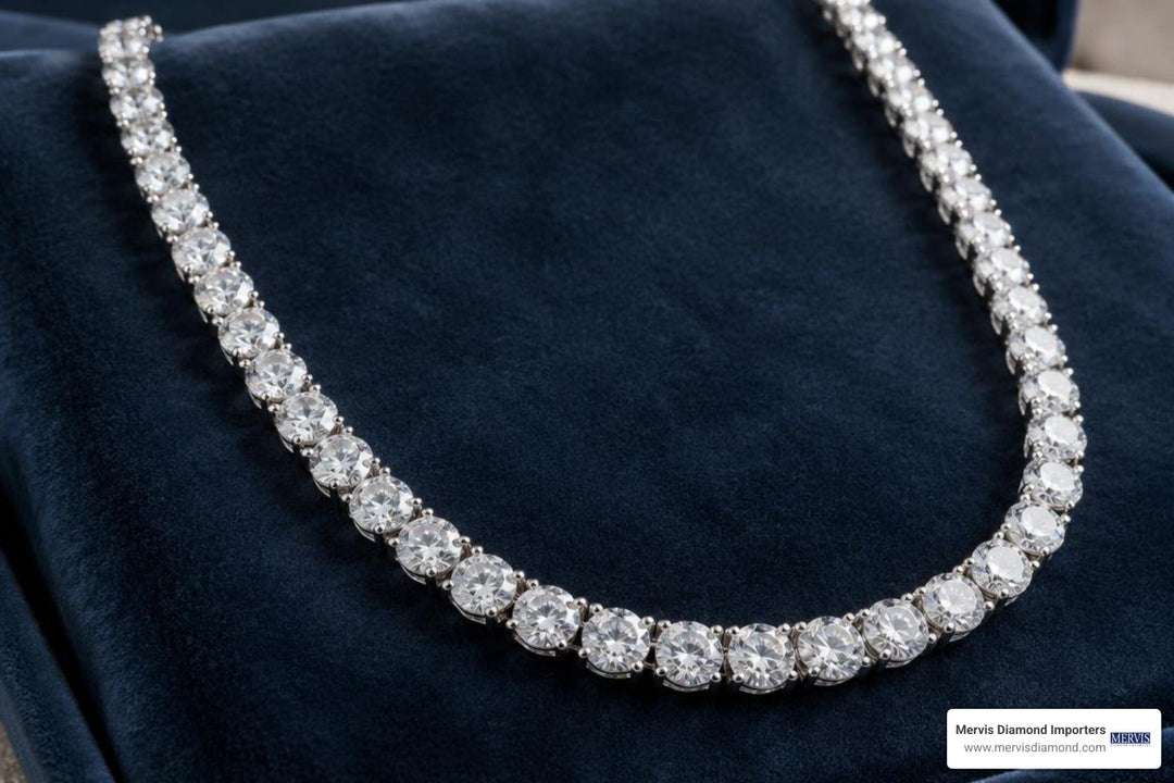 Why a 25 Carat Diamond Tennis Necklace Is the Crown Jewel of Any Wardrobe