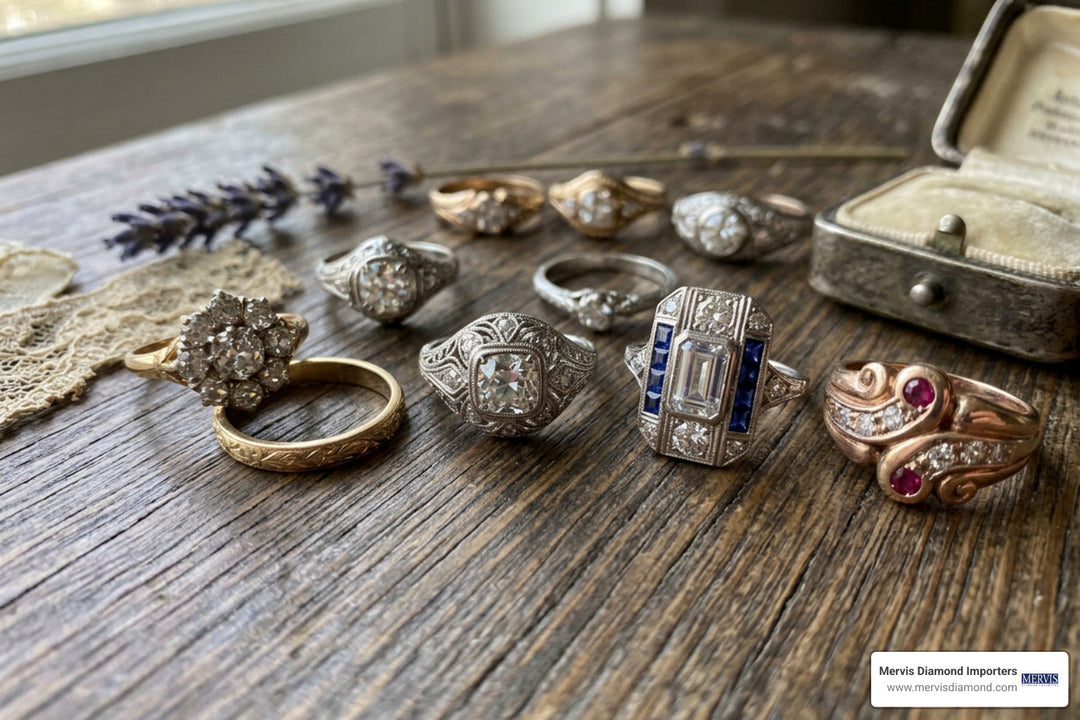 From Edwardian to Retro: A Collector's Guide to Older Style Wedding Rings