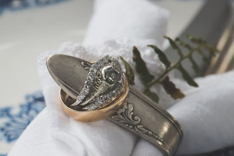 Antique Looking Wedding Bands Bring Unmatched Character to Your Big Day