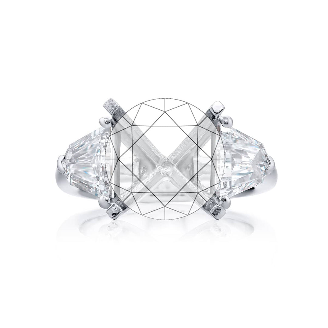 13.05 ct Burma Sapphire & Diamond Ring | Certified Oval Sapphire in Platinum | Magnificent Design by Jb Star
