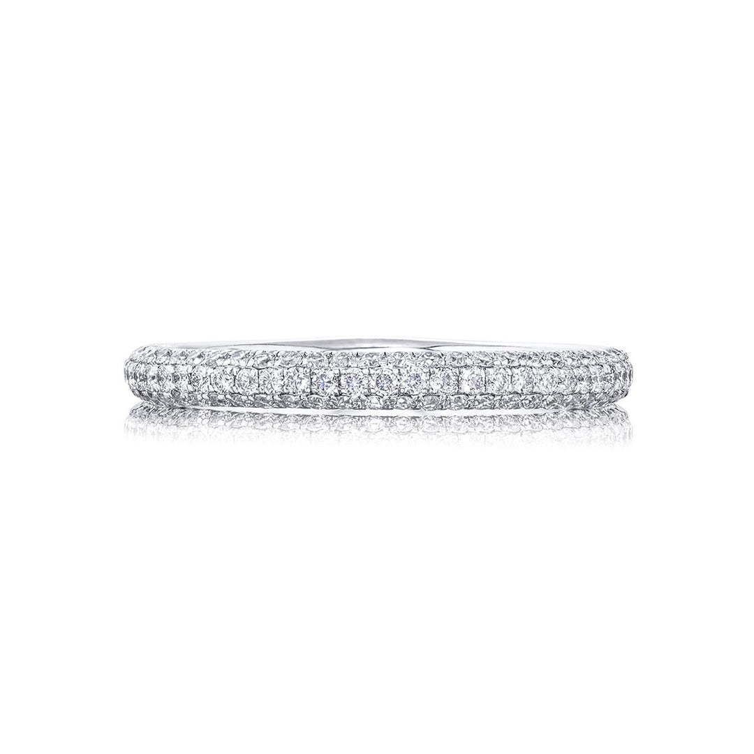 Elegance Elevated: Classic Single-Row Diamond Band