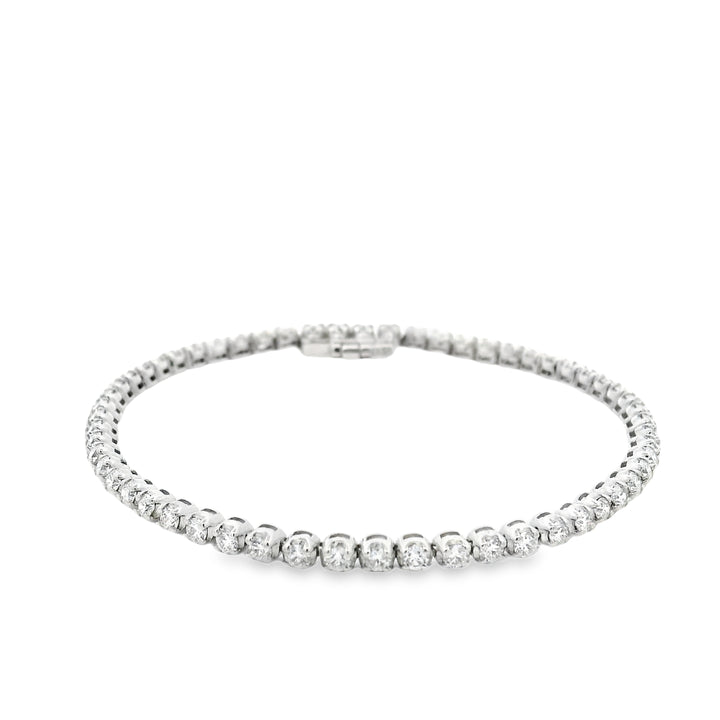 2.56 ct Natural Diamond Tennis Bracelet