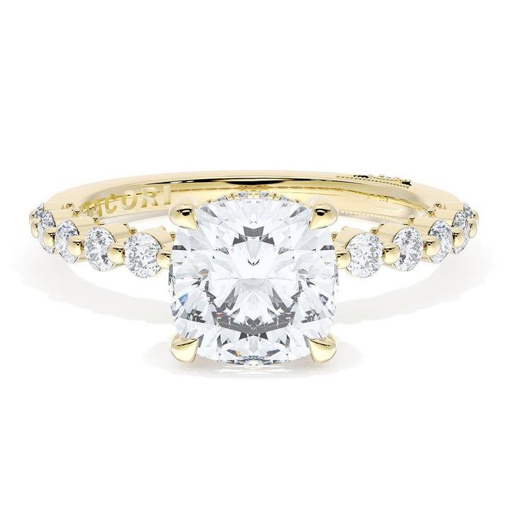 Cushion Solitaire Engagement Ring