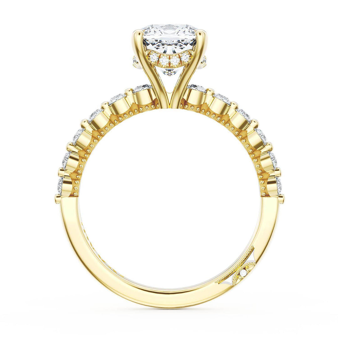 Cushion Solitaire Engagement Ring
