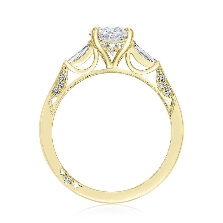 Oval 3-Stone Engagement Ring