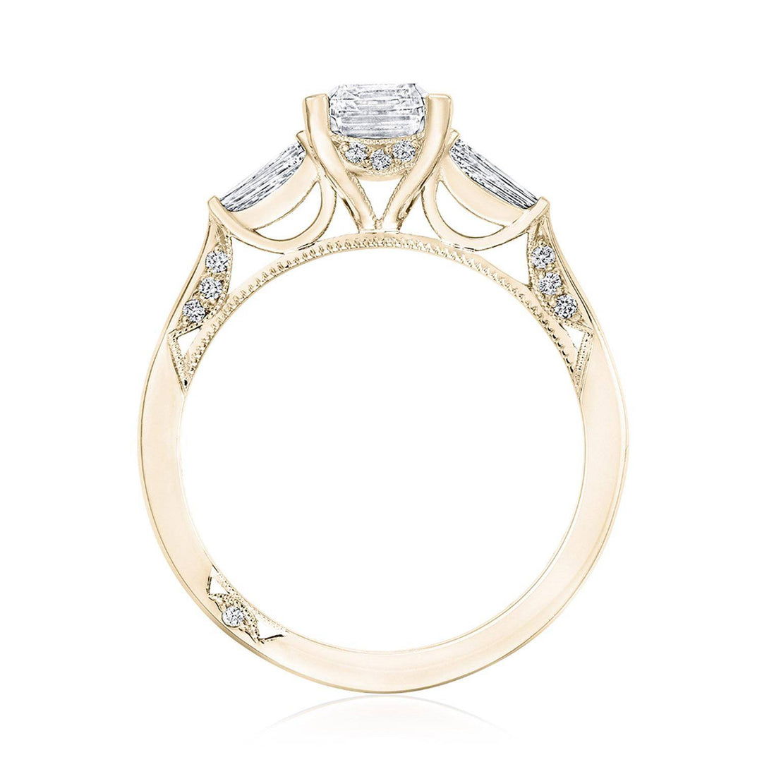 Emerald 3-Stone Engagement Ring