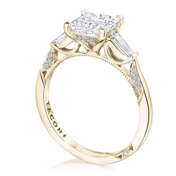 Princess 3-Stone Engagement Ring