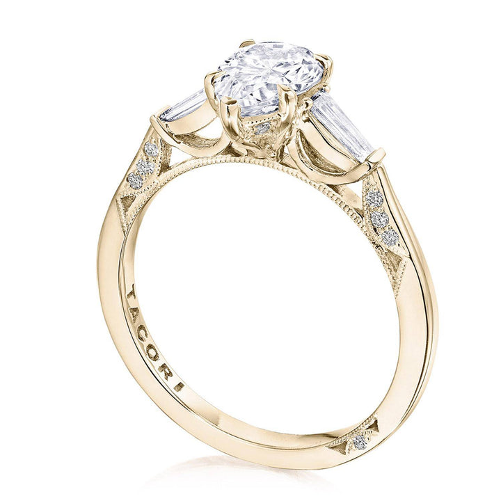 Pear 3-Stone Engagement Ring