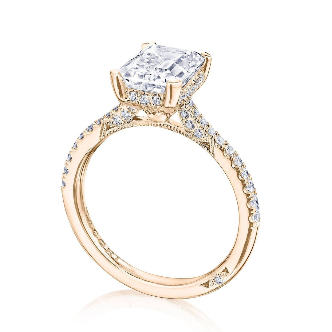 Emerald Solitaire Engagement Ring