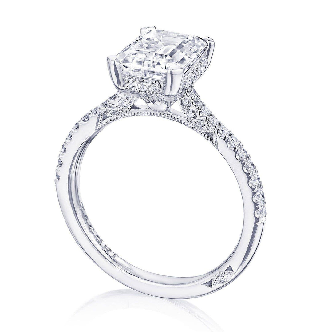 Emerald Solitaire Engagement Ring