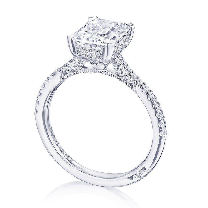 Emerald Solitaire Engagement Ring