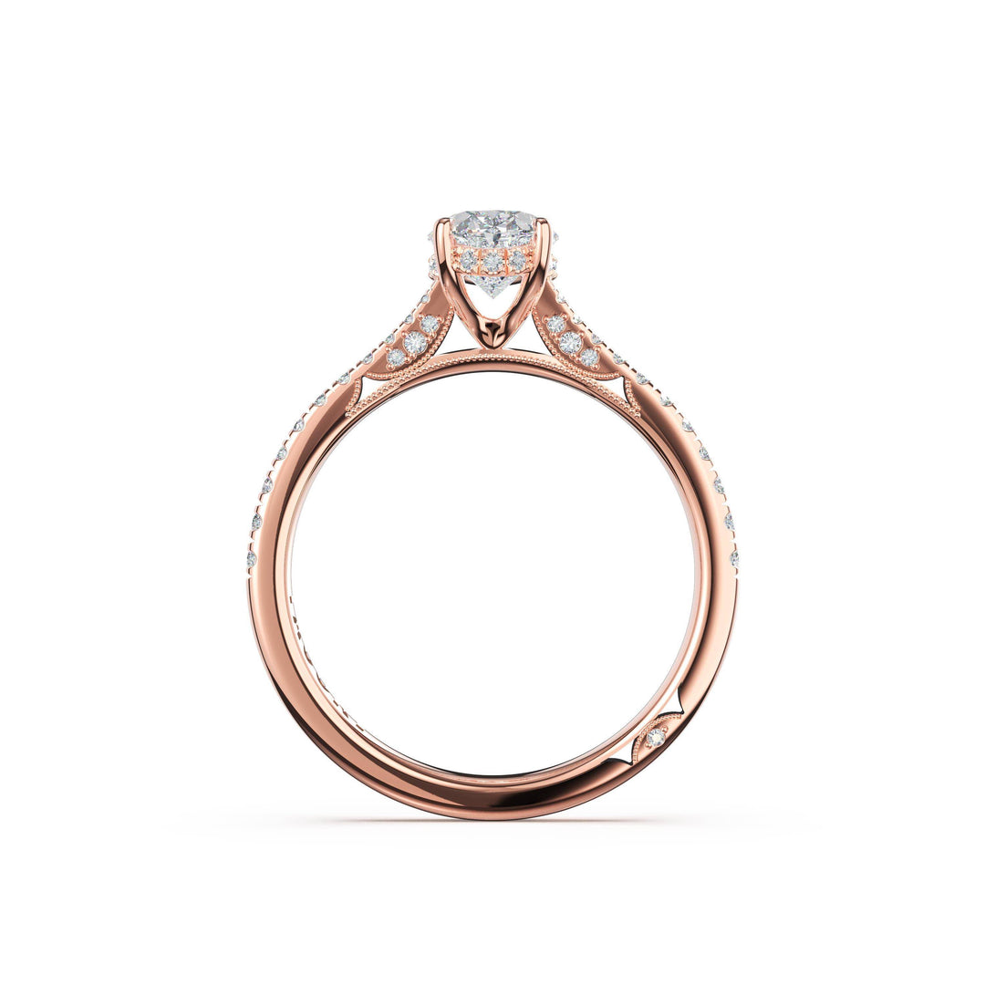 Oval Solitaire Engagement Ring