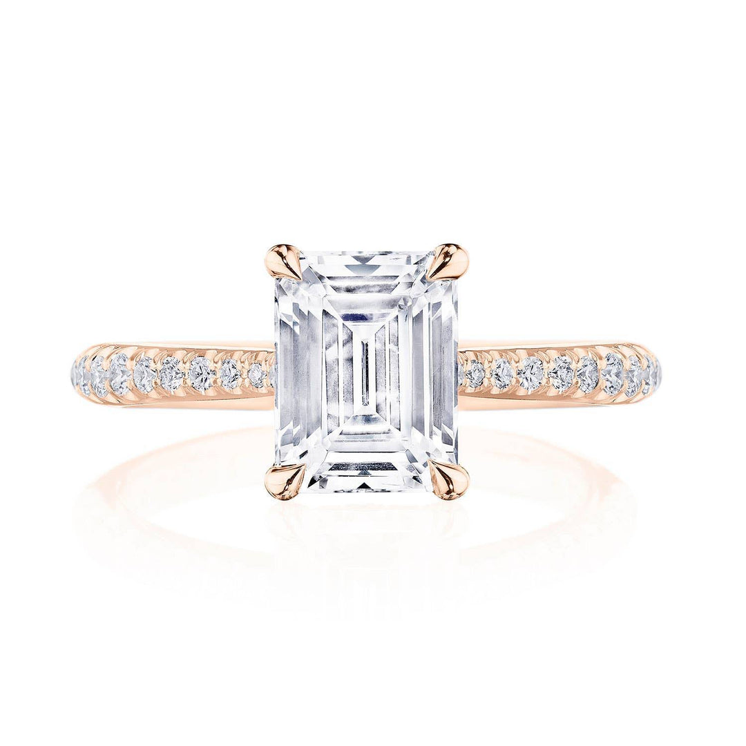 Emerald Solitaire Engagement Ring
