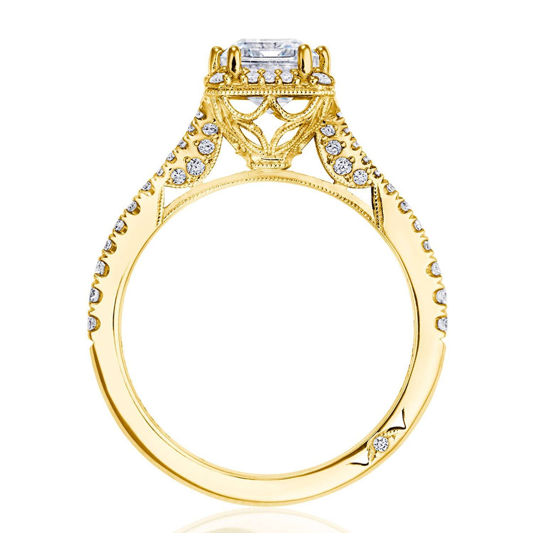 Emerald Bloom Engagement Ring