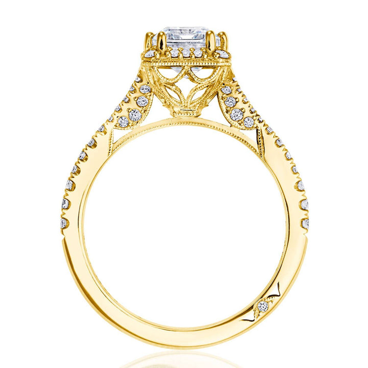 Emerald Bloom Engagement Ring