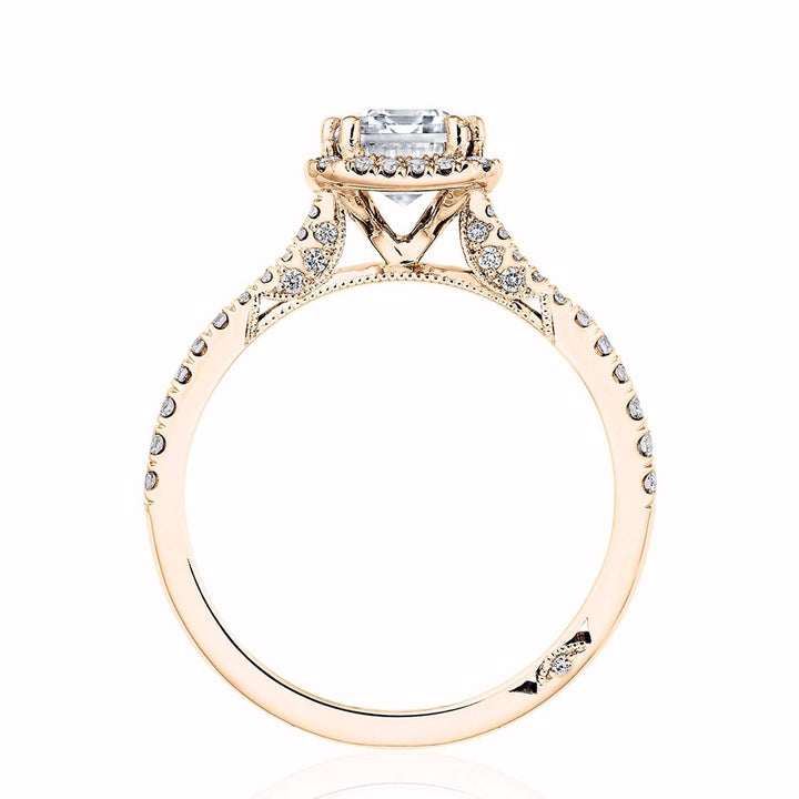 Emerald Bloom Engagement Ring