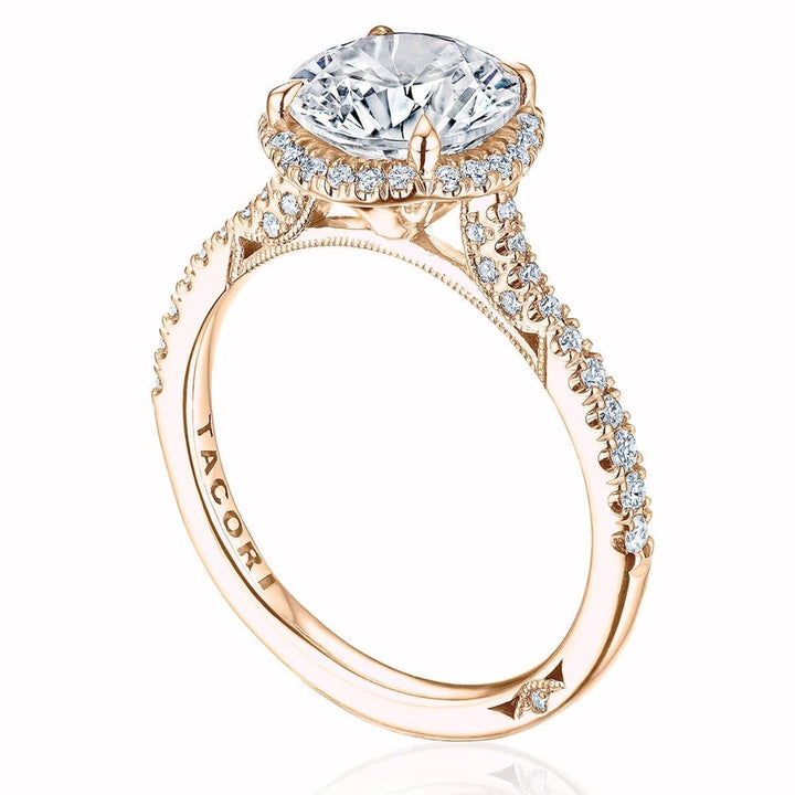 Round Bloom Engagement Ring