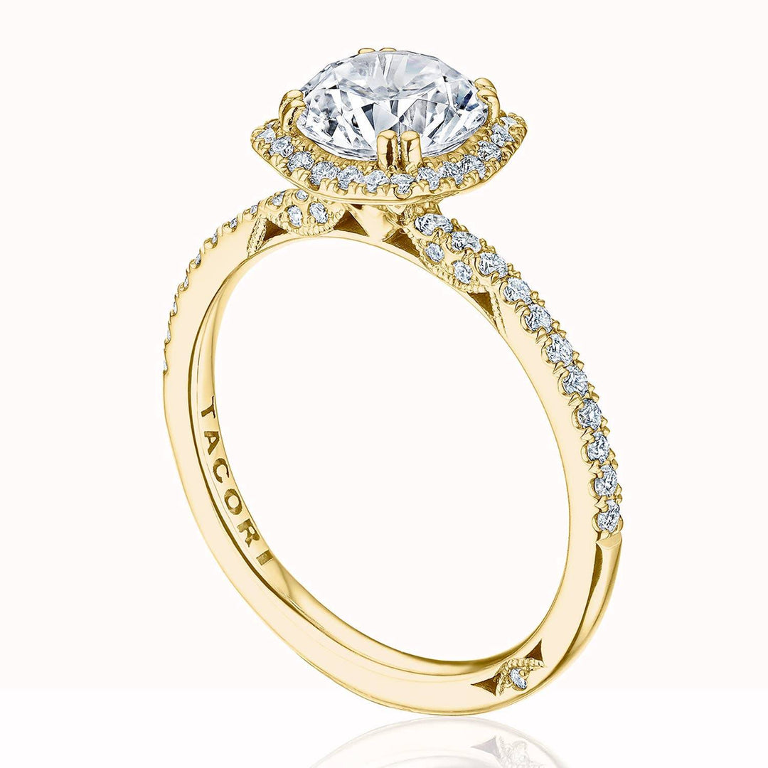 Cushion Bloom Engagement Ring