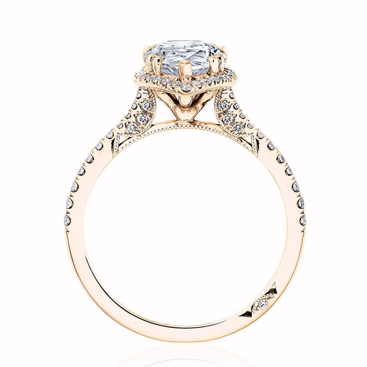 Round Bloom Engagement Ring