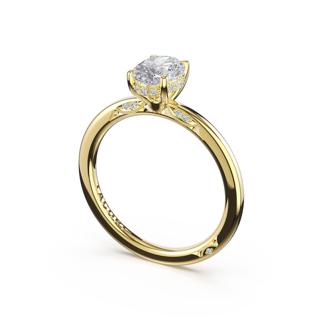 Oval Solitaire Engagement Ring