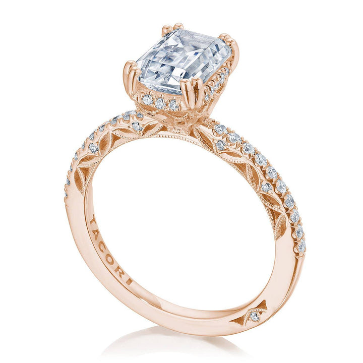Emerald Solitaire Engagement Ring