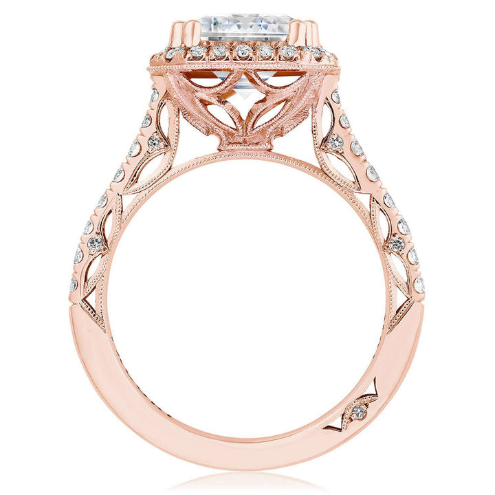 Emerald Bloom Engagement Ring