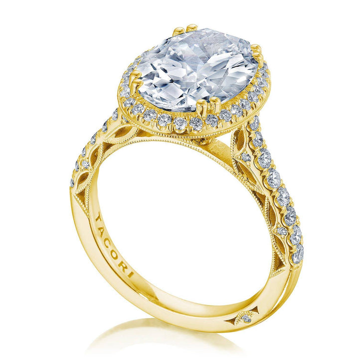 Oval Bloom Engagement Ring