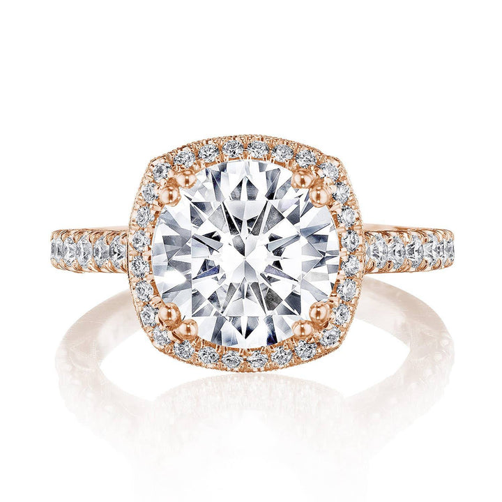 Cushion Bloom Engagement Ring