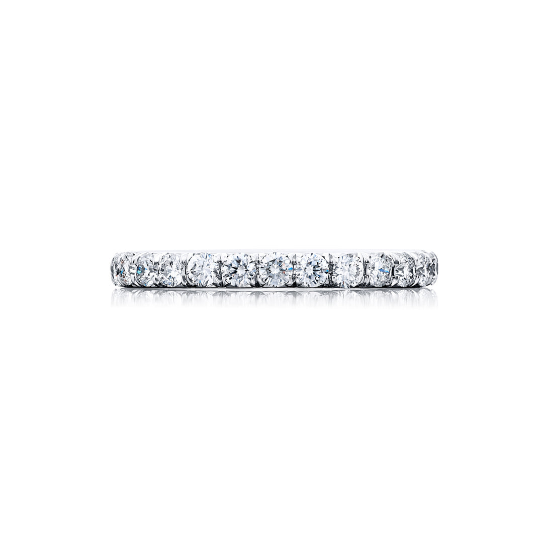 Elegance Elevated: Stunning Cut Down Diamond Eternity Band