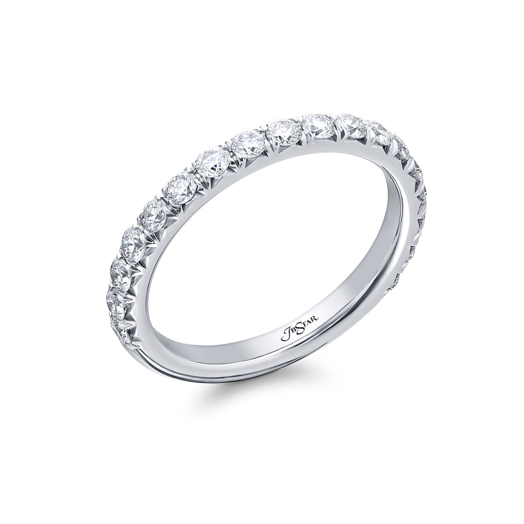 Elegance Elevated: Stunning Cut Down Diamond Eternity Band