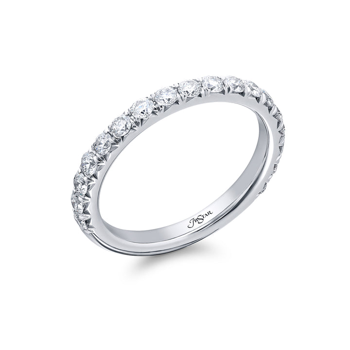 Elegance Elevated: Stunning Cut Down Diamond Eternity Band