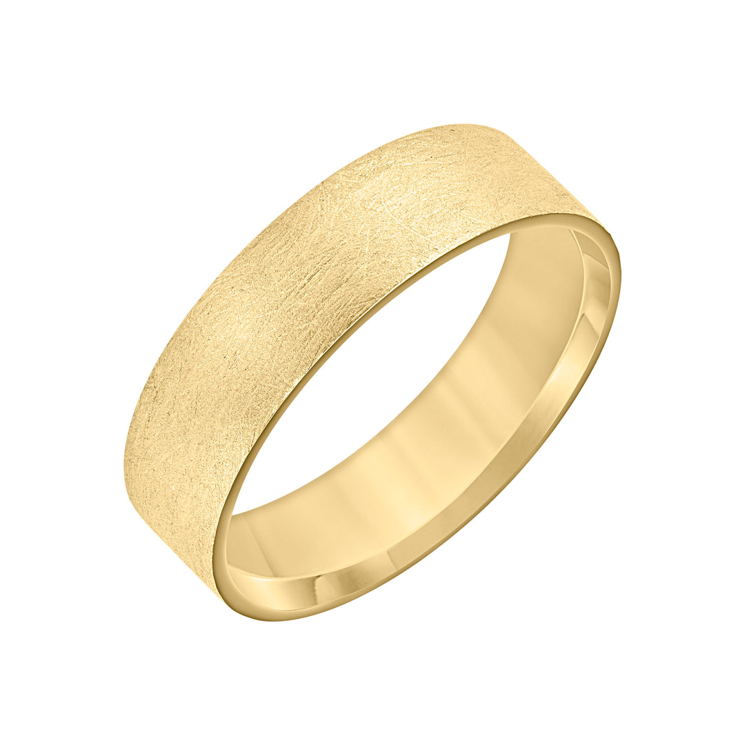 Carved Wedding Band