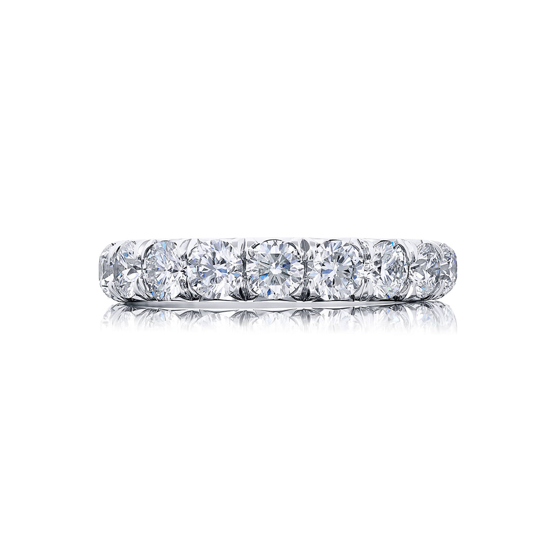 Elegance Elevated: Stunning Cut Down Diamond Eternity Band