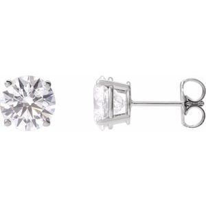 Lab Grown Diamond Stud Earrings - 3 Carat Total Weight