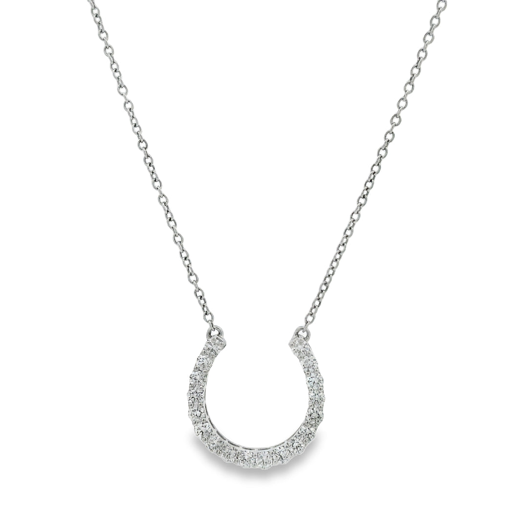 Horseshoe Diamond Necklace