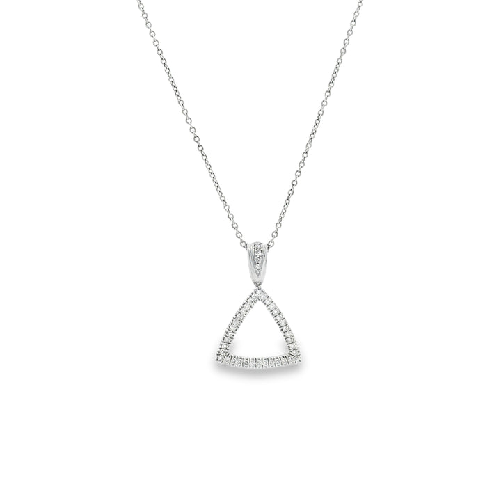 Hollow Triangle Necklace