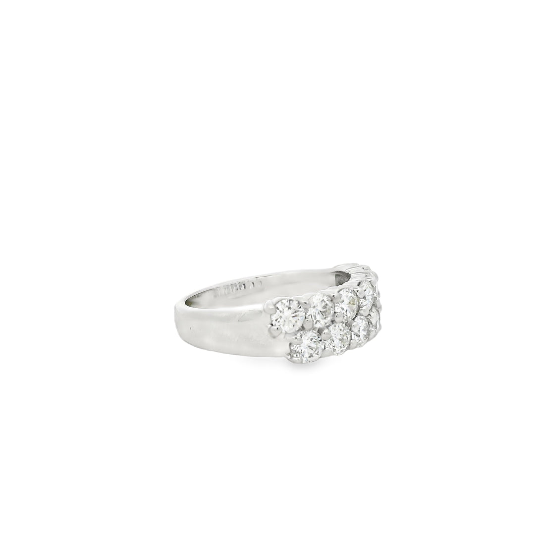 Double Row Diamond Band