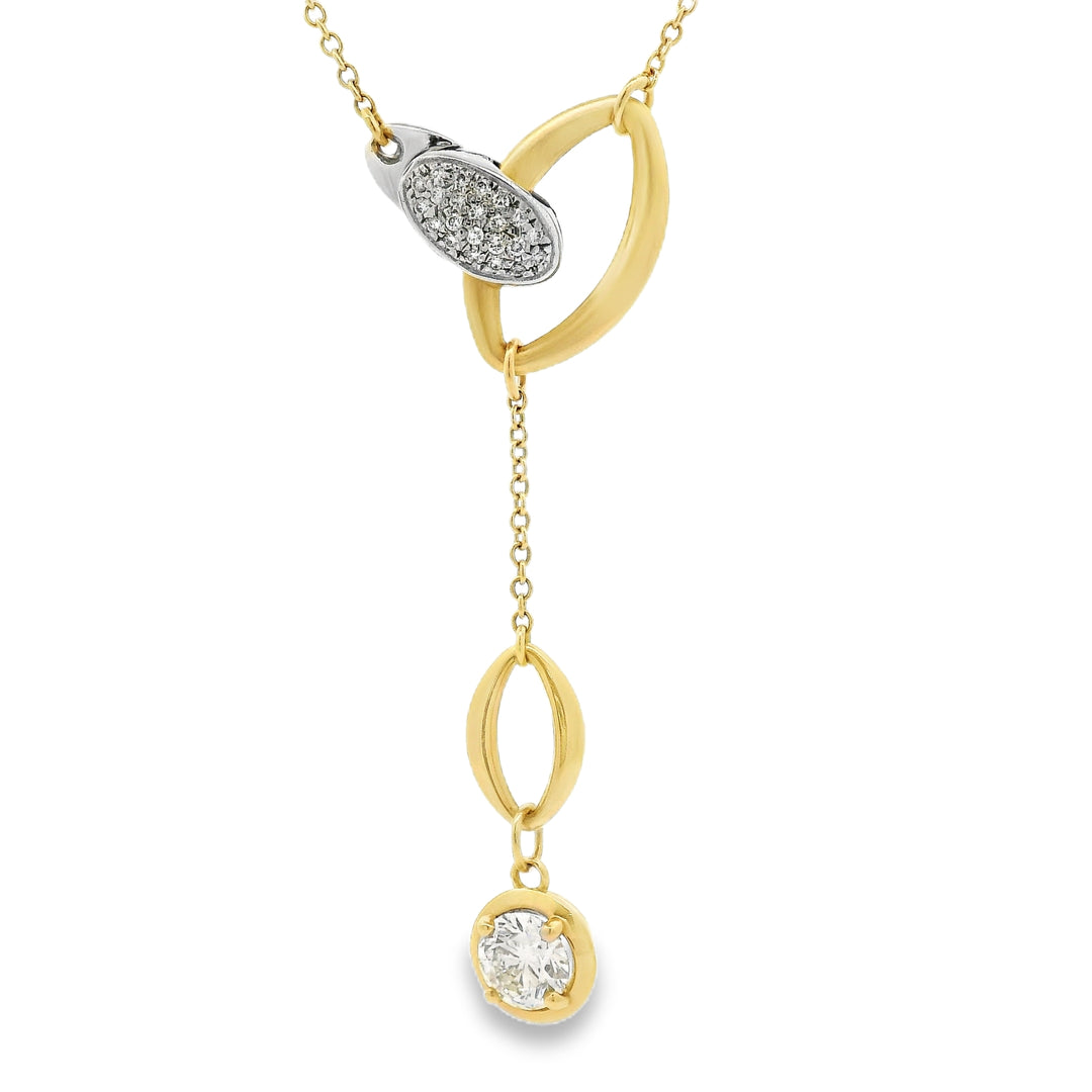 Adjustable Diamond Lariat Necklace