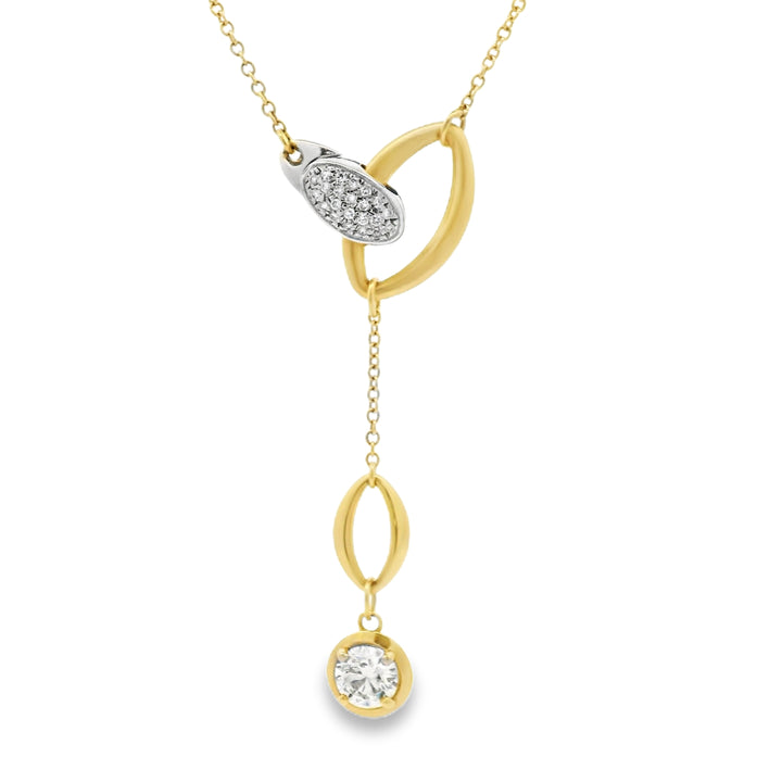 Adjustable Diamond Lariat Necklace