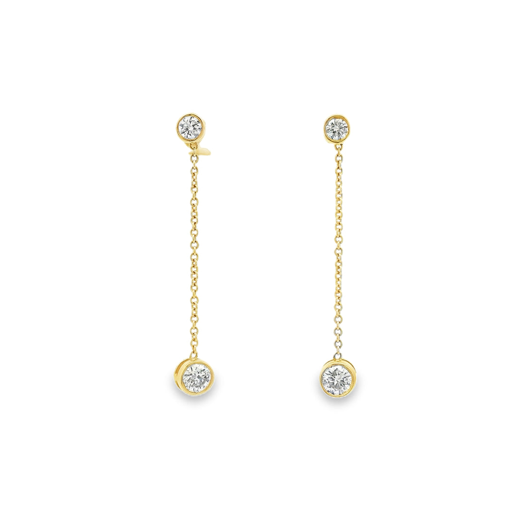 Diamond by the Yard Drop Earrings