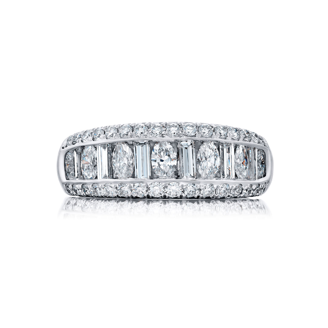 Elegance Elevated: Classic Diamond Band