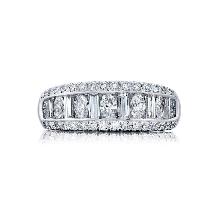 Elegance Elevated: Classic Diamond Band