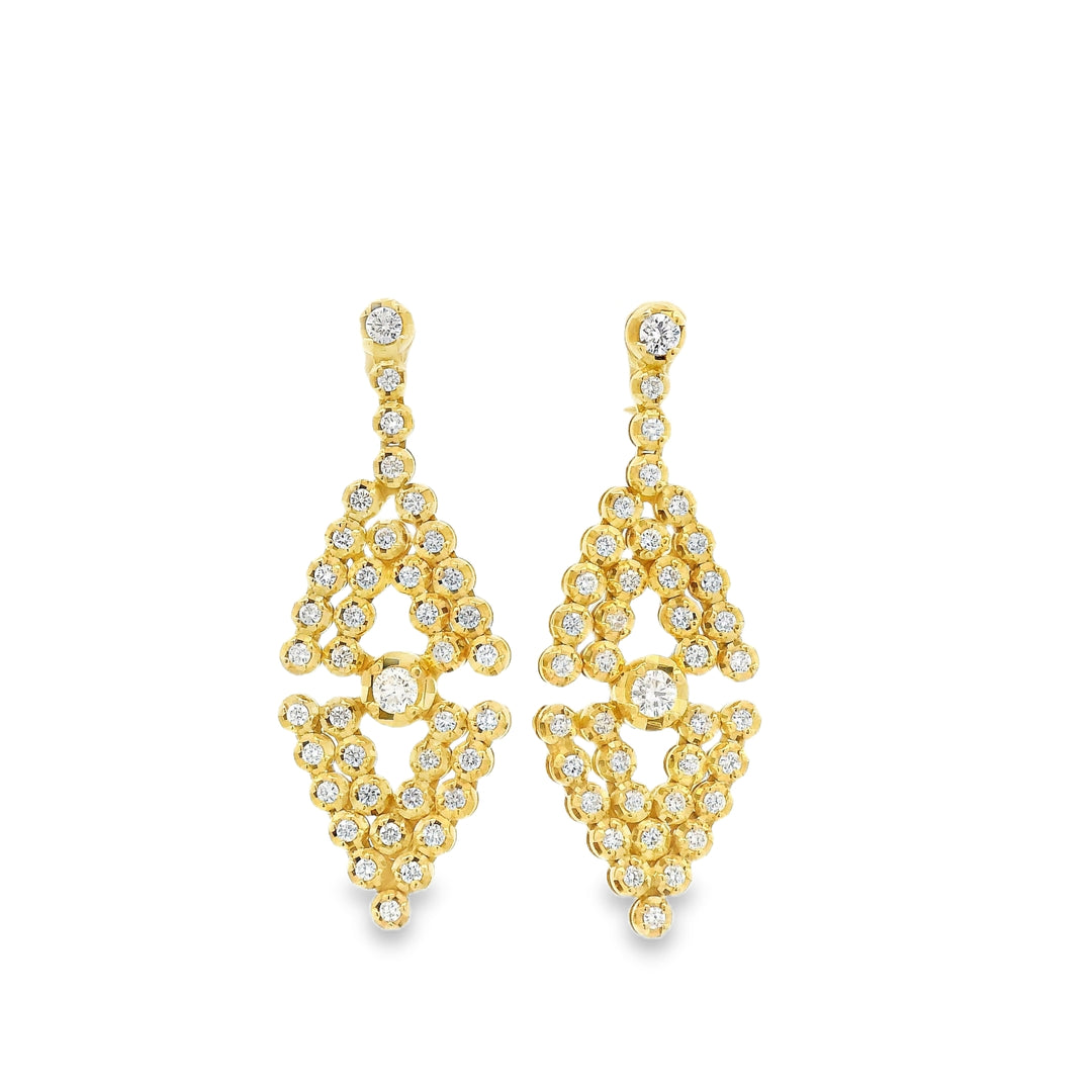 Diamond Dangle Earrings