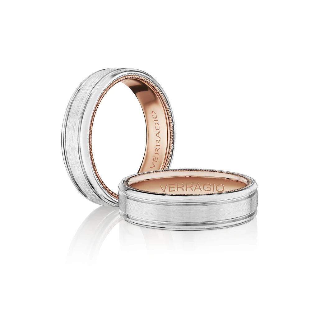 Vw 6028 14K Two Tone White Gold Rose Gold
