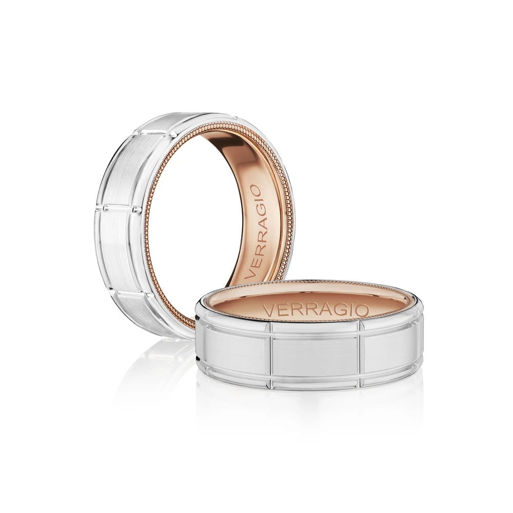 Vw 7011 14K Two Tone White Gold Rose Gold