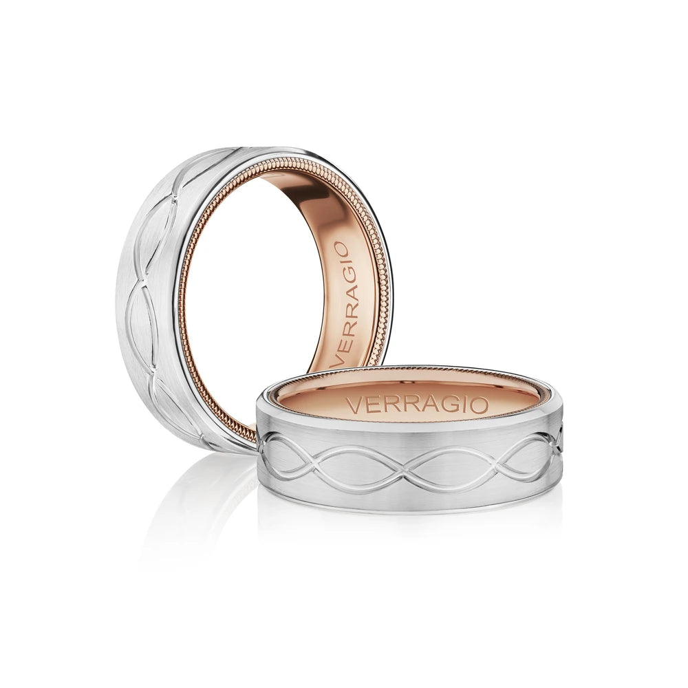 Vw 7013 14K Two Tone White Gold Rose Gold