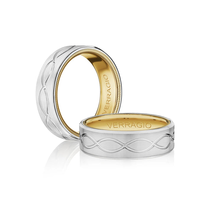Vw 7013 14K Two Tone White Gold Yellow Gold