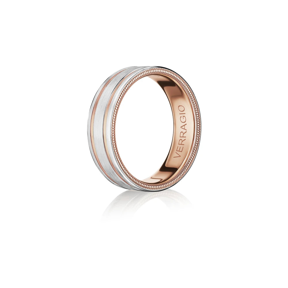 Vw 7114 14K Two Tone White Gold Rose Gold