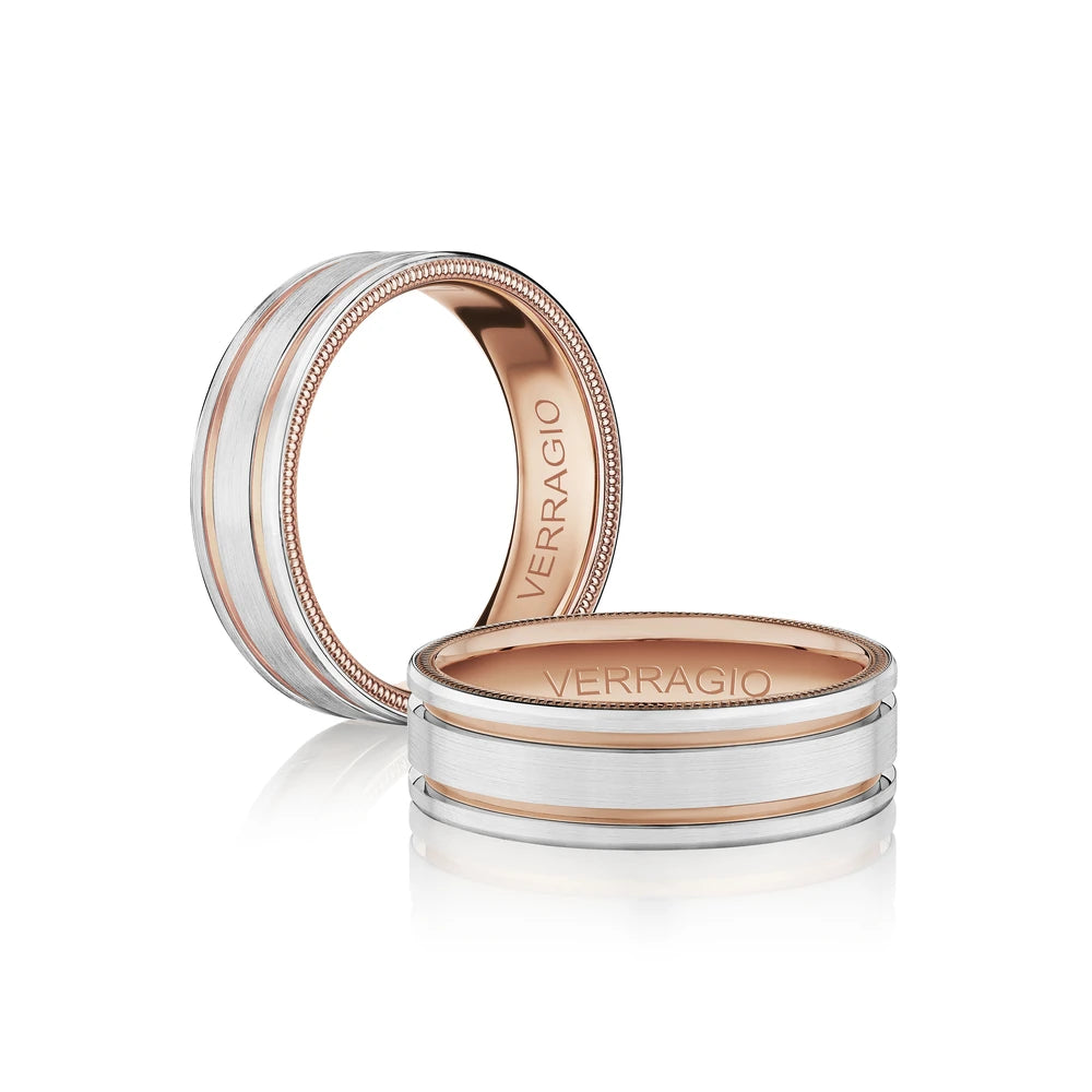 Vw 7114 14K Two Tone White Gold Rose Gold