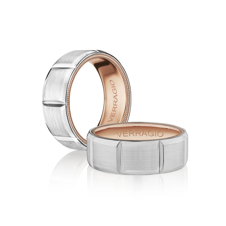 Vw 8106 14K Two Tone White Gold Rose Gold